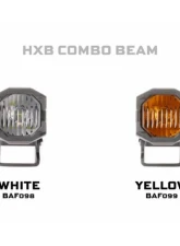 Morimoto 1Banger LED Pods: HXB Combo Beam (White)                                     - BAF098 - Image 3