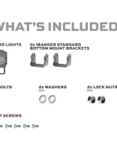 Morimoto 1Banger LED Pods: HXB Combo Beam (White)                                     - BAF098 - Image 4