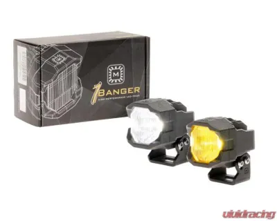 Morimoto 1Banger LED Pods HXB Wide Beam 1 (White) - BAF100