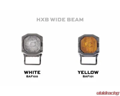 Morimoto 1Banger LED Pods HXB Wide Beam 1 (White) - BAF100
