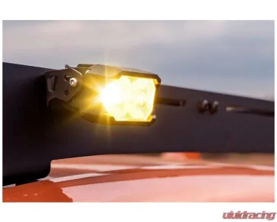 Morimoto 2Banger LED Pods NCS Flood Beam (Yellow) - BAF103