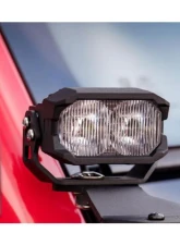 Morimoto 2Banger LED Pods NCS Flood Beam (Yellow)                                     - BAF103 - Image 13