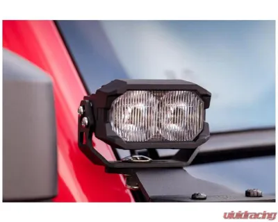 Morimoto 2Banger LED Pods NCS Flood Beam (Yellow) - BAF103