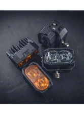 Morimoto 2Banger LED Pods NCS Flood Beam (Yellow)                                     - BAF103 - Image 15