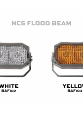 Morimoto 2Banger LED Pods NCS Flood Beam (Yellow)                                     - BAF103 - Image 3