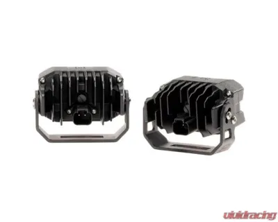 Morimoto 2Banger LED Pods NCS Flood Beam (Yellow) - BAF103