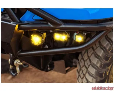 Morimoto 2Banger LED Pods NCS Flood Beam (Yellow) - BAF103