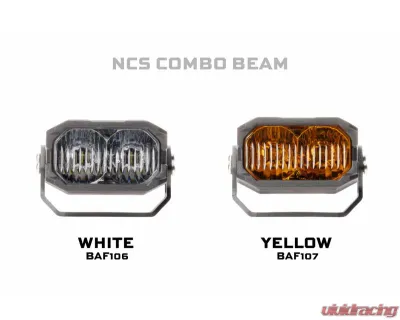 Morimoto 2Banger NCS LED Pods (Combo / Yellow / Set) - BAF107Y