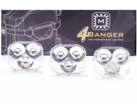 Morimoto 4Banger Replacement Lens Optics (White/Combo)