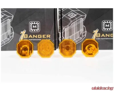 Morimoto 1Banger Replacement Lens (Yellow/Flood) - BAF215