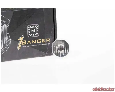 Morimoto 1Banger Replacement Lens (Yellow/Flood) - BAF215