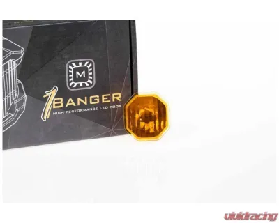 Morimoto 1Banger Replacement Lens (Yellow/Flood) - BAF215