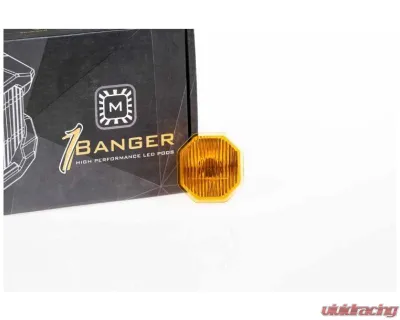 Morimoto 1Banger Replacement Lens (Yellow/Flood) - BAF215