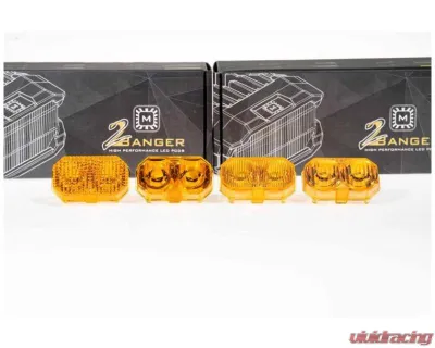 Morimoto 2Banger Replacement Lens (Yellow/Combo) - BAF221