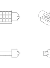 Morimoto Festoon XB LED 2.0 Bulbs (42mm)                                     - LED610 - Image 6