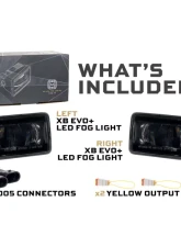 Morimoto XB Evo+ Fog Lights Type F2 White + Yellow Set Ford F-150 | F-250 | F-350 | F-450 Super Duty 2015-2022                                     - LF095.2 - Image 2