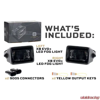 Morimoto XB Evo+ Fog Lights Type F2 White + Yellow Set Ford F-150 | F-250 | F-350 | F-450 Super Duty 2015-2022 - LF095.2