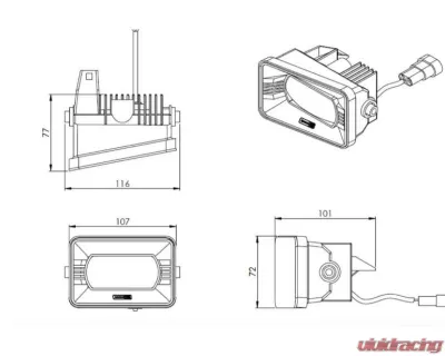 Morimoto Type-F2 XB LED Fog Light Set (White) Ford 2015-2022 - LF150