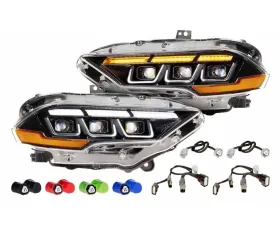 Morimoto XB LED Gen II Headlights Ford Mustang 2018-2023