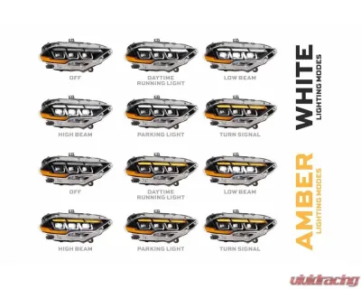 Morimoto XB LED Gen II Headlights Ford Mustang 2018-2023 - LF2-414