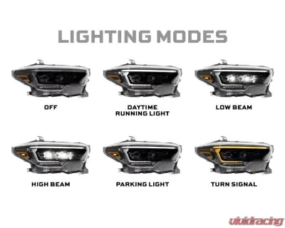 Morimoto XB Evo Hybrid LED Headlights Toyota Tacoma 2016-2023 - LF2-530Y