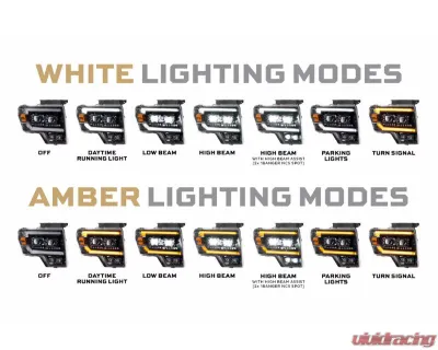 Morimoto XB Evo Hybrid Headlights Set - LF2-506/LF2-506Y