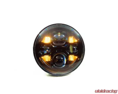 Morimoto 7" SeaLED Beam SeaLED7 2.0 (Round Black) Jeep Wrangler JK 2007-2017 - LF271