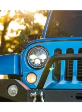 Morimoto 7" SeaLED Beam SeaLED7 2.0 (Round Black) Jeep Wrangler JK 2007-2017                                     - LF271 - Image 8