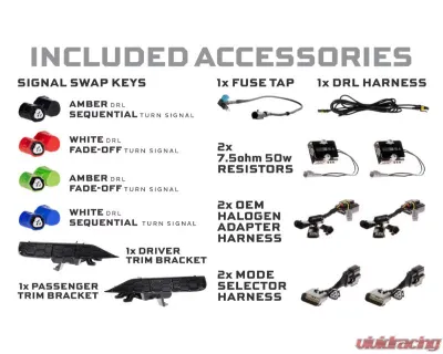 MorimotoLed Headlights Set XB Gen 2 Jeep Grand Cherokee 2014-2022 - LF279