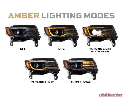 MorimotoLed Headlights Set XB Gen 2 Jeep Grand Cherokee 2014-2022 - LF279