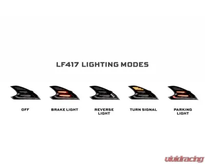 Morimoto Gen II Smoked XB LED Tail Lights Nissan 370Z 2009-2021 - LF417