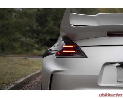 Morimoto Gen II Black Red XB LED Tail Lights Nissan 370Z 2009-2021 - LF418