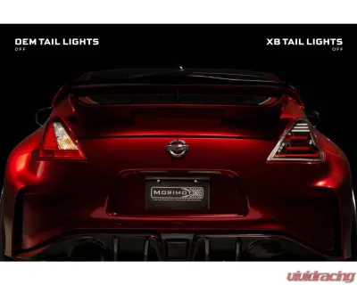 Morimoto Gen II Black Red XB LED Tail Lights Nissan 370Z 2009-2021 - LF418