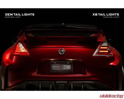 Morimoto Gen II Black Red XB LED Tail Lights Nissan 370Z 2009-2021 - LF418