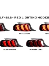 Morimoto XB LED Taillights (Red Lens/Set) Ford Mustang 2013-2014                                     - LF421.2 - Image 3