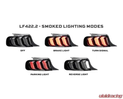 Morimoto XB LED Taillight Set (Facelift/Smoked) Ford Mustang 2013-2014 - LF422.2