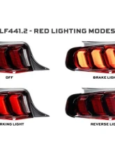 Morimoto XB LED Taillights (Red Lens/Set) Ford Mustang 2010-2012                                     - LF441.2 - Image 3