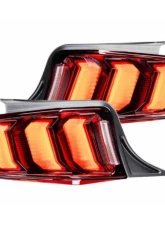 Morimoto XB LED Taillights (Red Lens/Set) Ford Mustang 2010-2012                                     - LF441.2 - Image 5