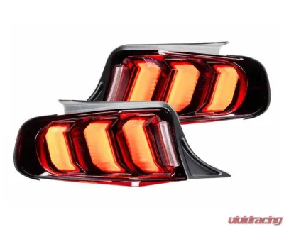 Morimoto XB LED Taillights (Red Lens/Set) Ford Mustang 2010-2012 - LF441.2