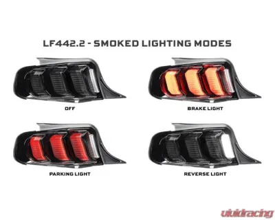 Morimoto XB LED Taillight Set (Facelift/Smoked) Ford Mustang 2010-2012 - LF442.2