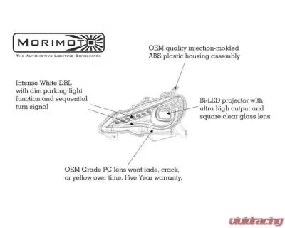 Morimoto XB LED Headlights Scion | Subaru | Toyota 2013-2018 - LF470