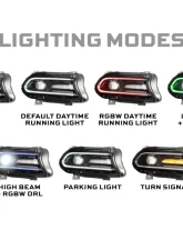 Morimoto XRGB LED Headlights Dodge Charger 2015-2023                                     - LF494 - Image 4