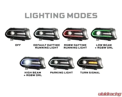 Morimoto XRGB LED Headlights Dodge Charger 2015-2023 - LF494