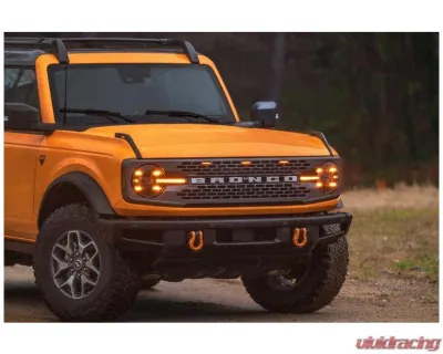 Morimoto XB LED Headlights (Amber DRL) Ford Bronco 2021+ - LF497-A