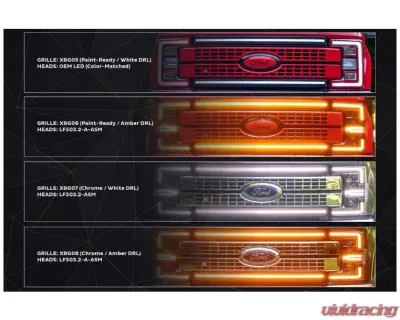 Morimoto XB LED Headlights (Amber) Ford 2017-2019 - LF503.2-A-ASM