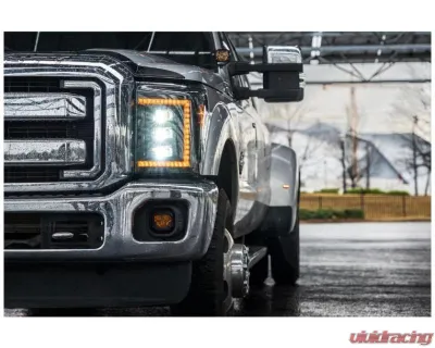 Morimoto XB LED Headlights (Amber DRL) Ford 2011-2016 - LF505-A-ASM