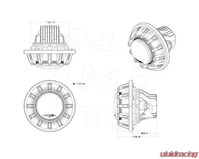 Morimoto Super7 Headlights Jeep Wrangler 2007-2018 - LF515