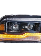 Morimoto XB LED Headlights (Amber) Dodge | Ram 2009-2024                                     - LF520-A-ASM - Image 3