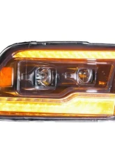 Morimoto XB LED Headlights (Amber) Dodge | Ram 2009-2024                                     - LF520-A-ASM - Image 4