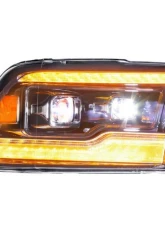 Morimoto XB LED Headlights (Amber) Dodge | Ram 2009-2024                                     - LF520-A-ASM - Image 5